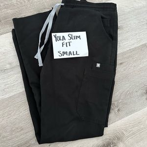 Figs Black Yola Skinny Pant